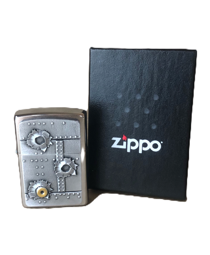 Zippo Bullet holes
