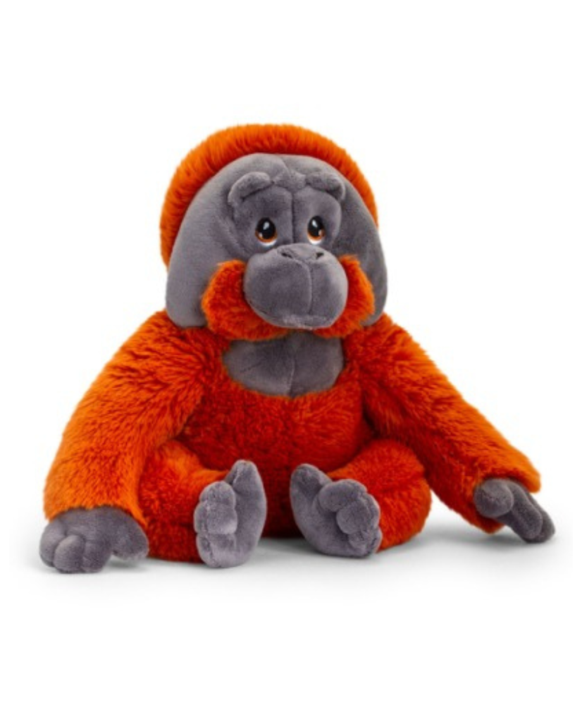 Peluche Orang-outan 25cm 100% recyclée