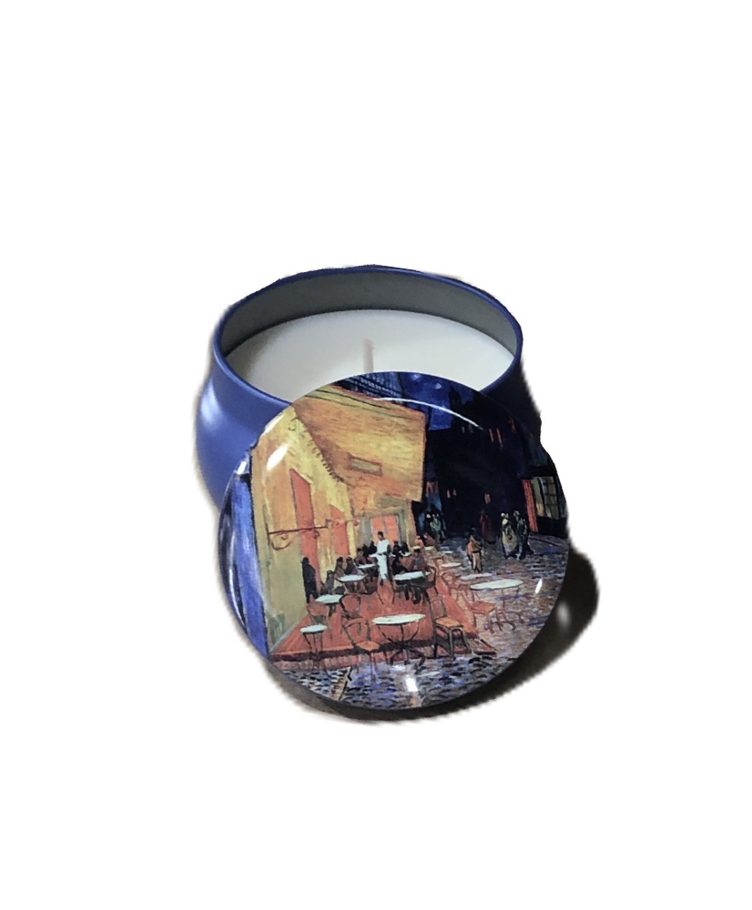 Bougie parfumée boite en métal Van Gogh