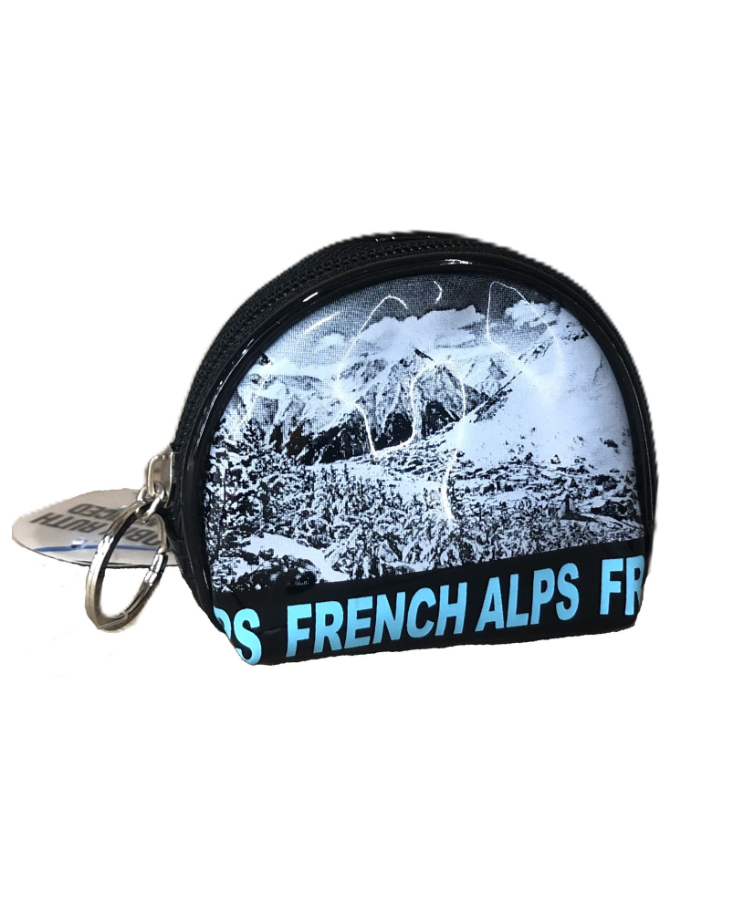 Porte-monnaie rond FRENCH ALPES