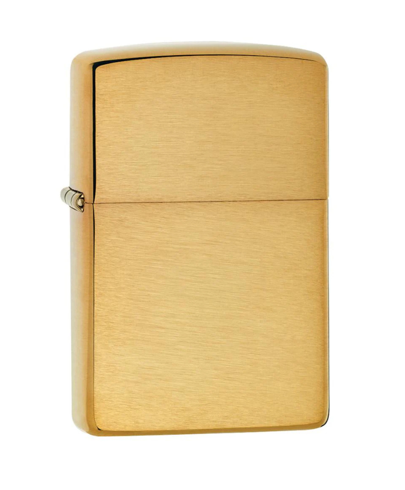 Zippo Brass Brushed Gold
