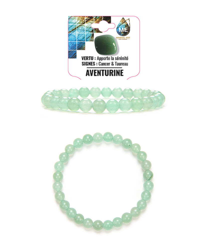 Bracelet boule - Aventurine