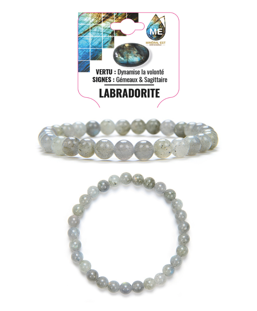 Bracelet boule - Labradorite