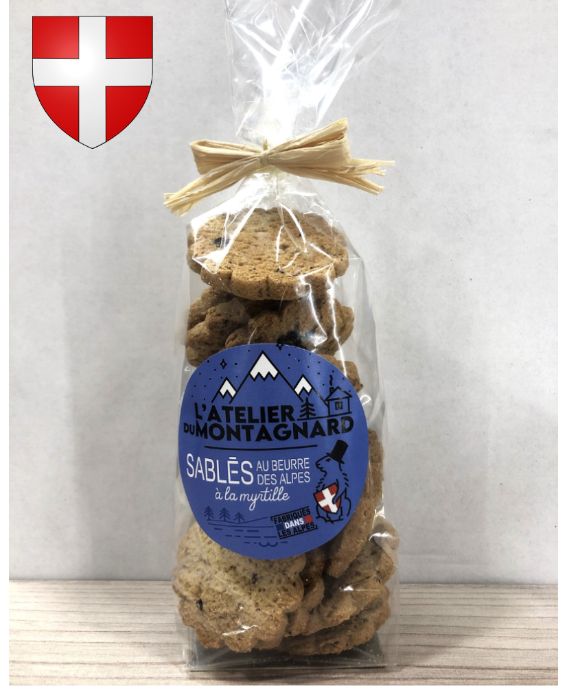 Sablés au beurre des Alpes à la Myrtille - L'Atelier du Montagnard