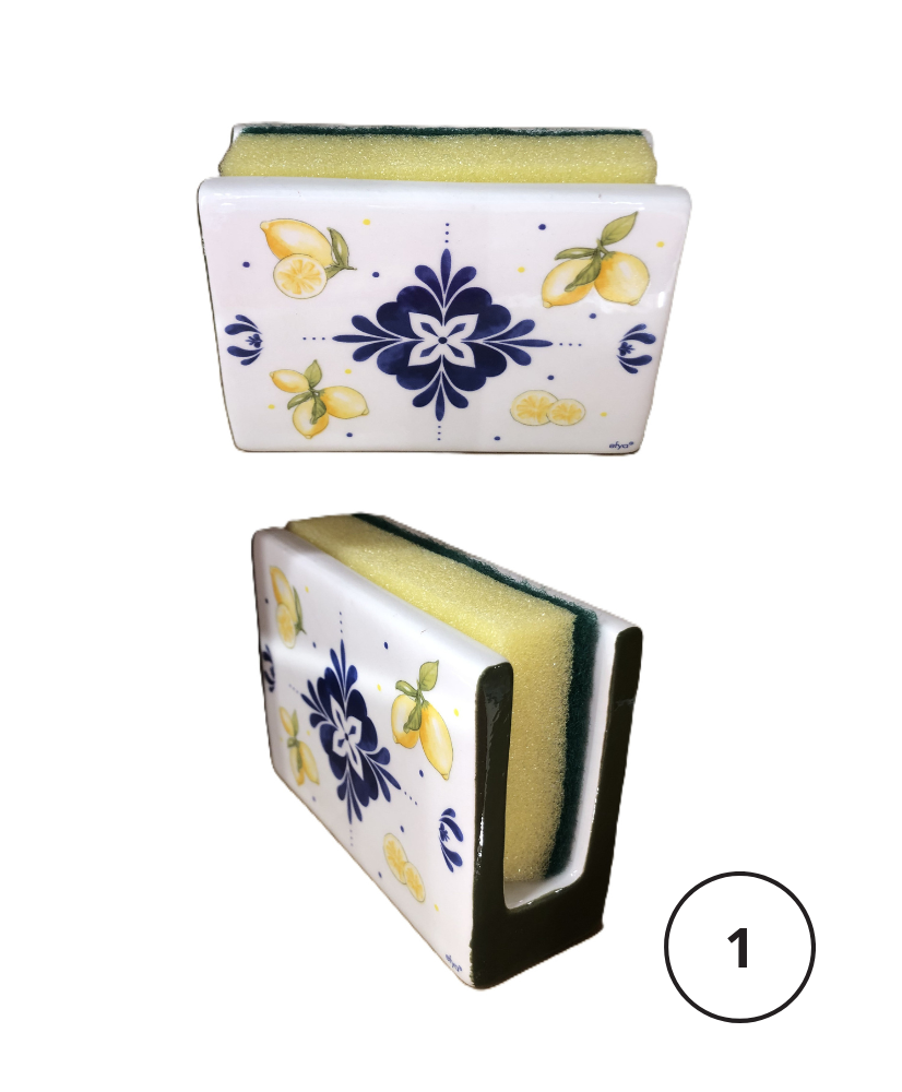 Porte éponge LIMONCELLO + éponge