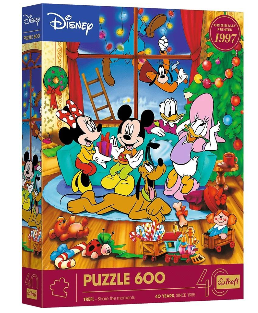 Puzzle Disney Trefl - Mickey fête Noël