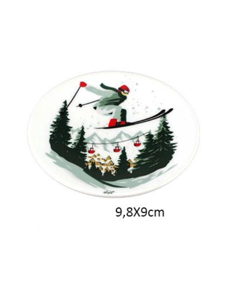 Support sachet de the altitude skieur