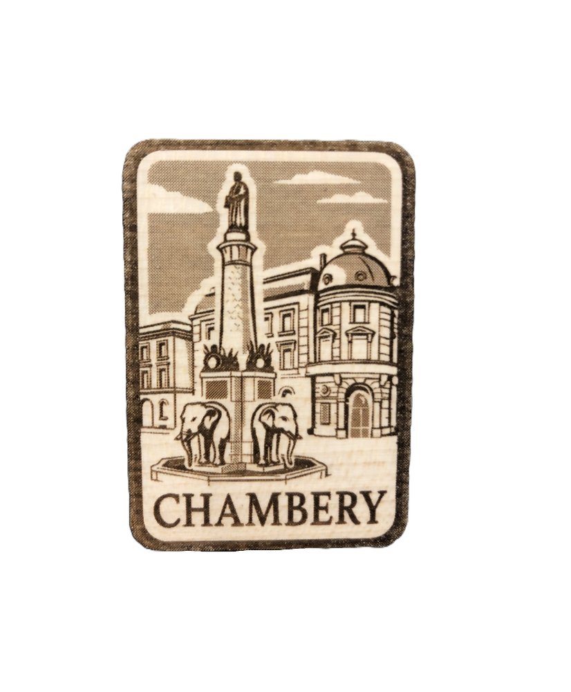 Magnet bois fontaine chambery