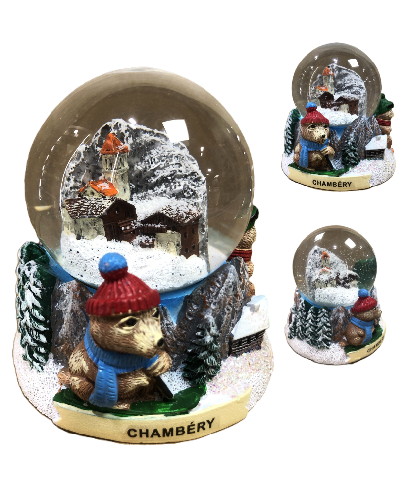 Boule a neige marmotte chambery