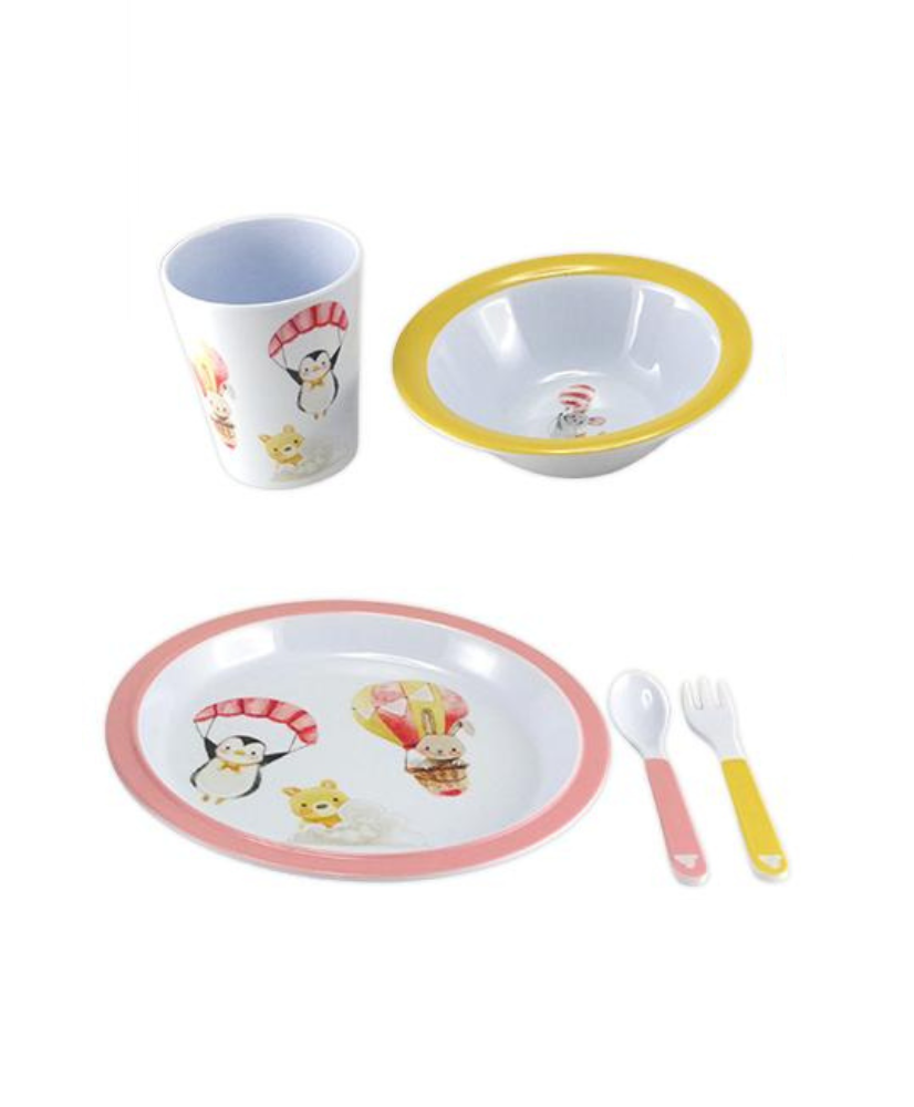 Set vaisselle enfant 5 pieces balloon