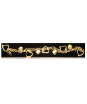 Bracelet doré coeur