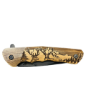 Couteau de survie gravé