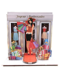 Carte carrée magique 3D - joyeux anniversaire shopping