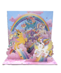 Carte carrée magique 3D - licorne