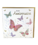 Carte charmed strass - bon anniversaire