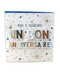 Carte charmed strass - Nous te souhaitons un bon anniversaire