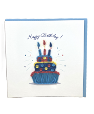 Carte Les Petits Pétales 3D - happy birthday
