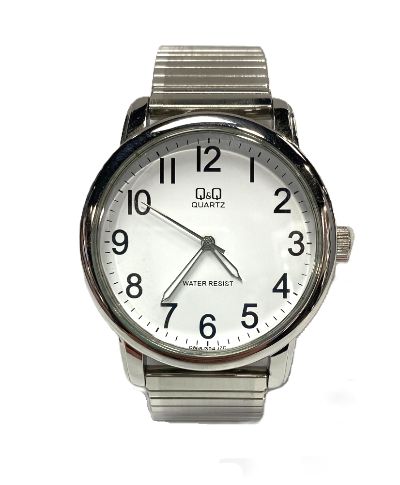 Montre Q&Q quartz acier